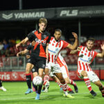 Stije Resink (Almere City FC) tegen TOP Oss in het Yanmar Stadion