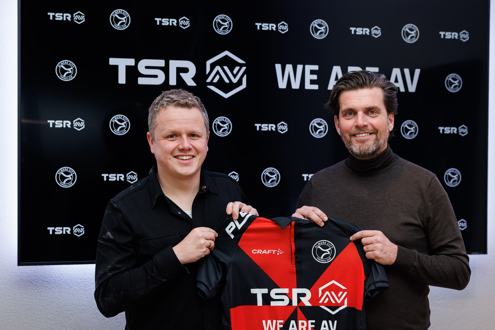 TSR AV shirtsponsor Almere City FC derde periode