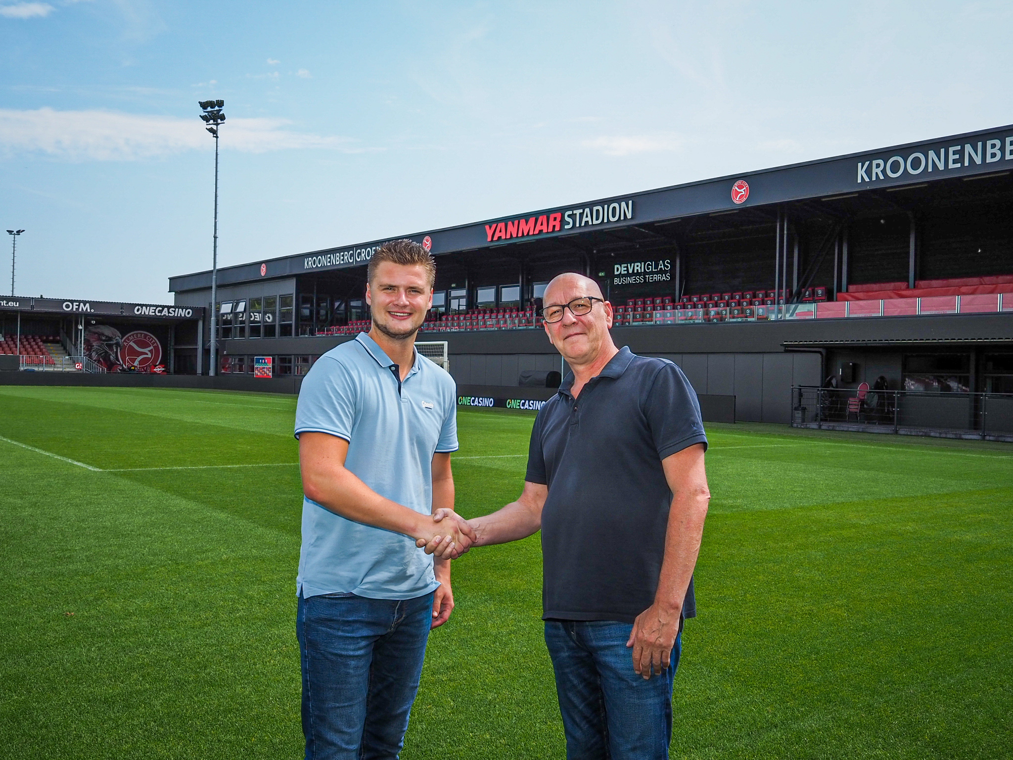 Almere City FC dekt zich in met VB Coatings